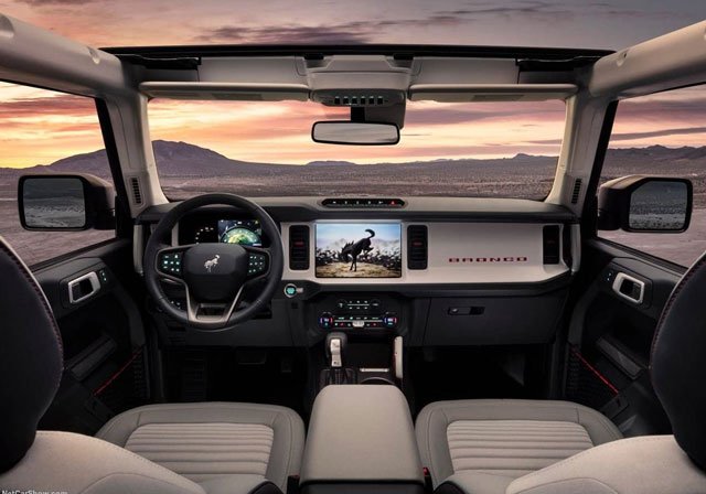 How are the interiors of Ford Bronco 2023