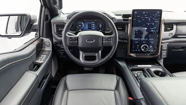 What are the new features of the 2023 Ford F-150 Lightning