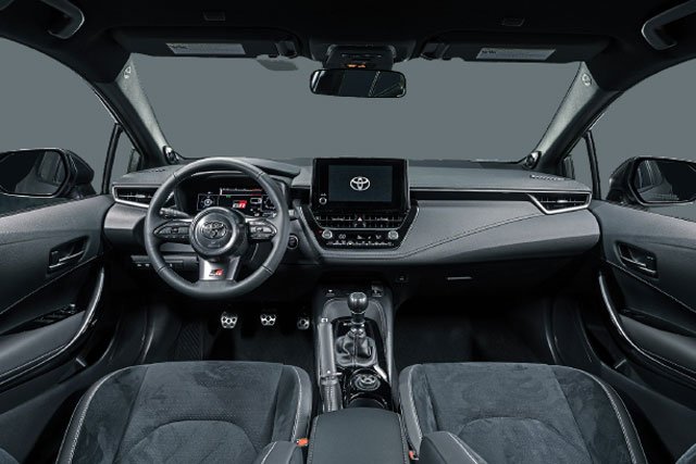 How is the interior of the 2023 Toyota Corolla GR