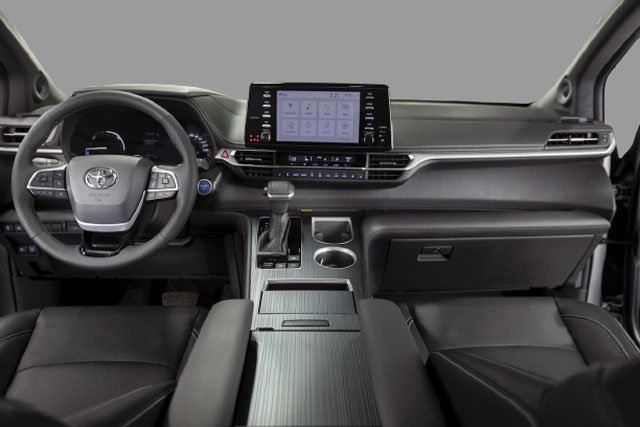 Are there any interior changes in the 2024 Toyota Sienna